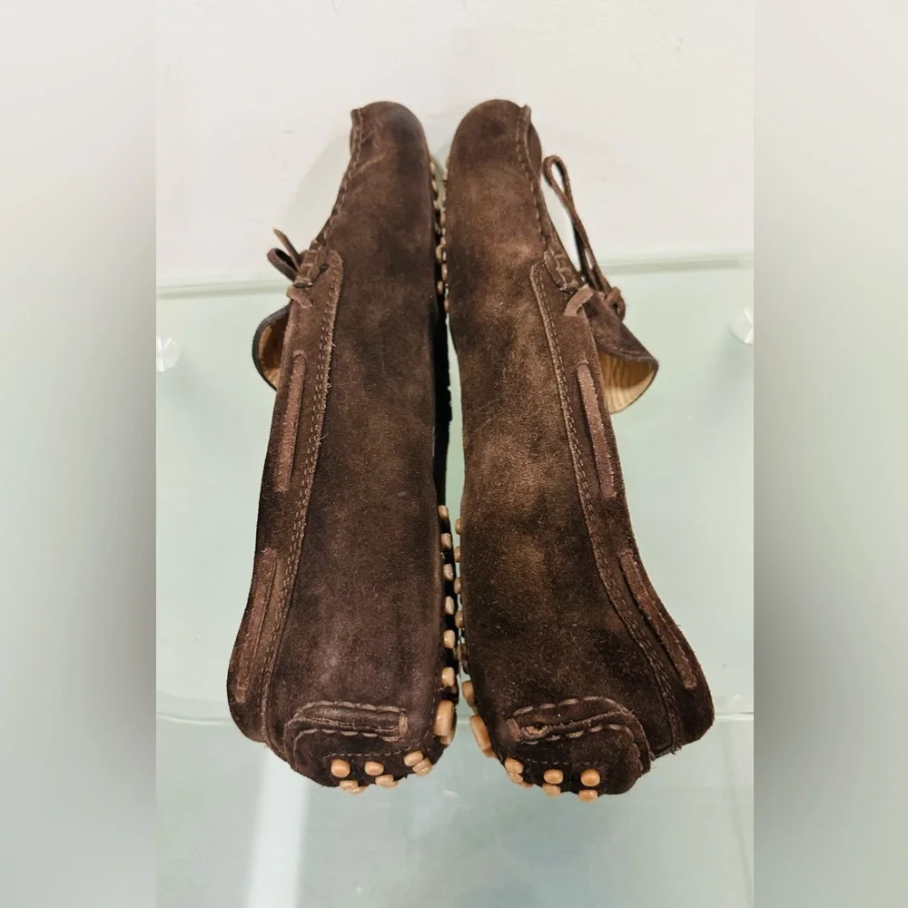 Koio Maranello in Brown ‎ Suede Shoes loafers Mens Size 10 M